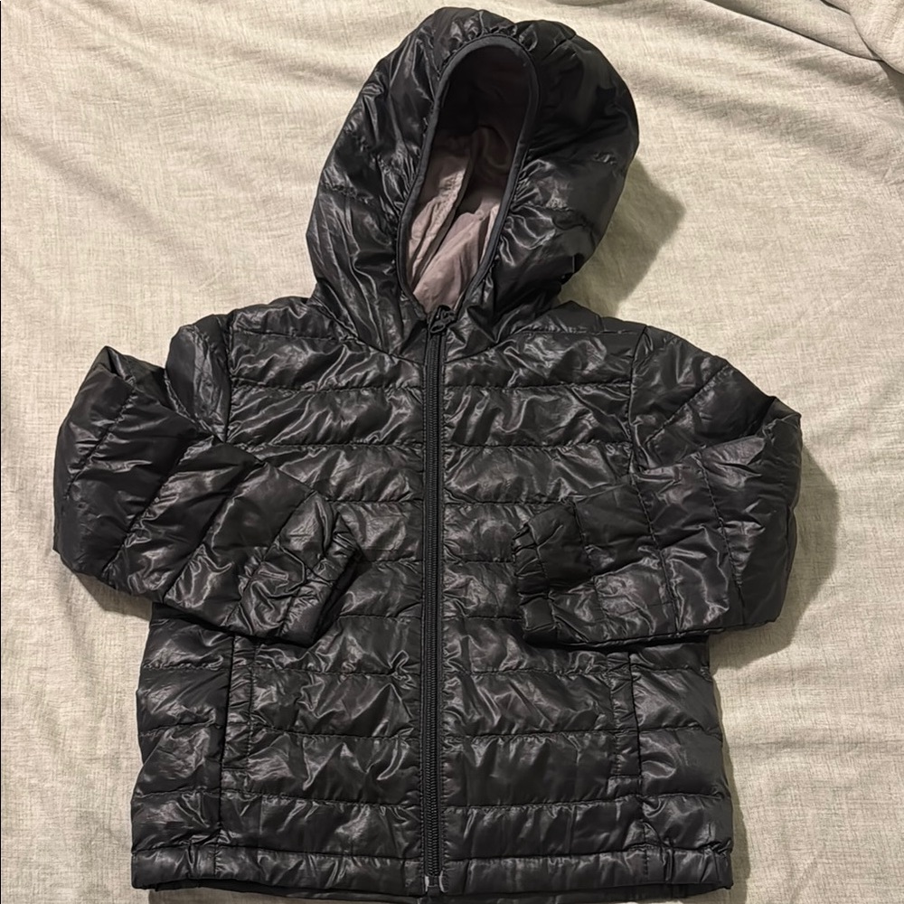 Kids size 3-4 Black Puffer Jacket